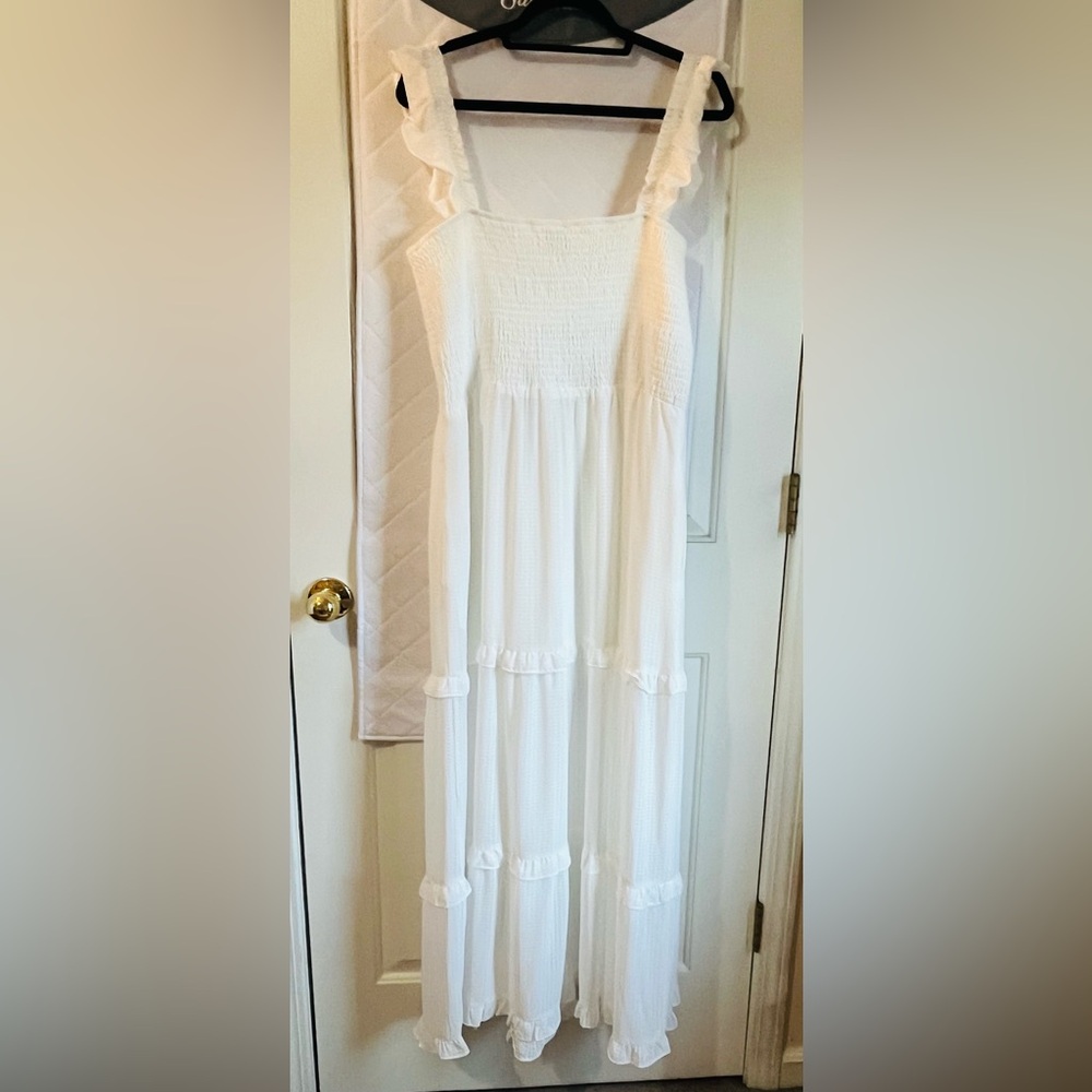 Arula Layna Ruffle Maxi Dress 2X - Picture 2 of 4